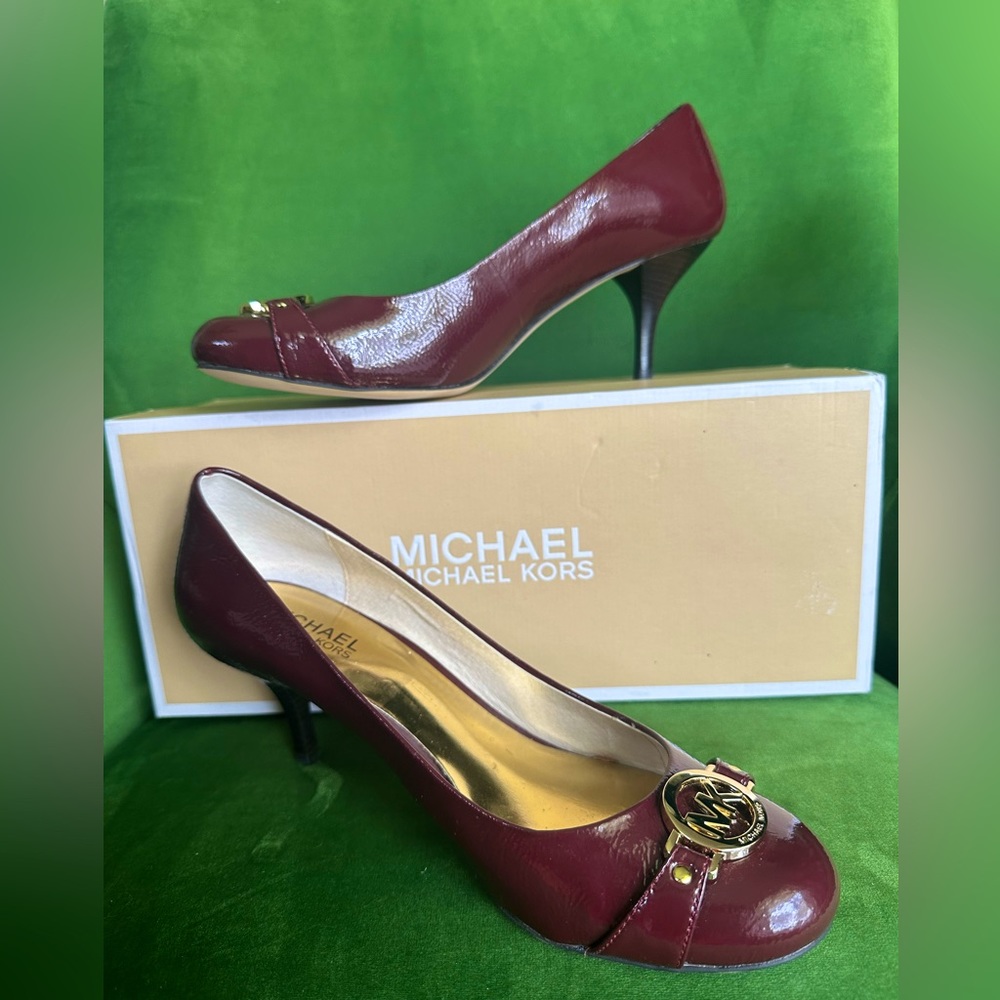 Michael Kors Burgundy Wine Pumps